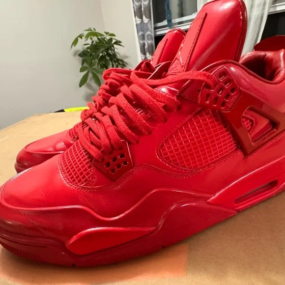 Jordan Men's Bold Red Sneakers - Picture 2 of 12